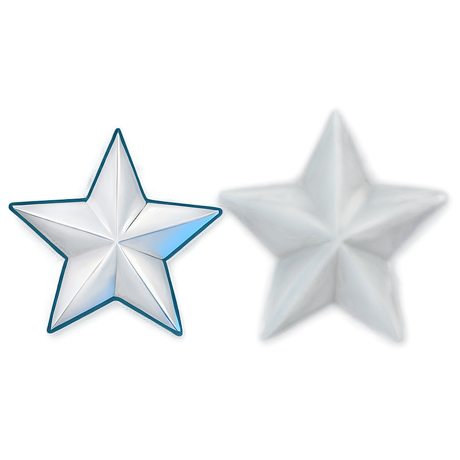 White Star Symbol Png Atc PNG Image