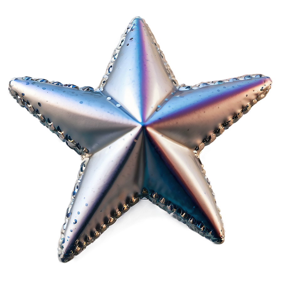 White Star With Sparkles Png 60 PNG Image