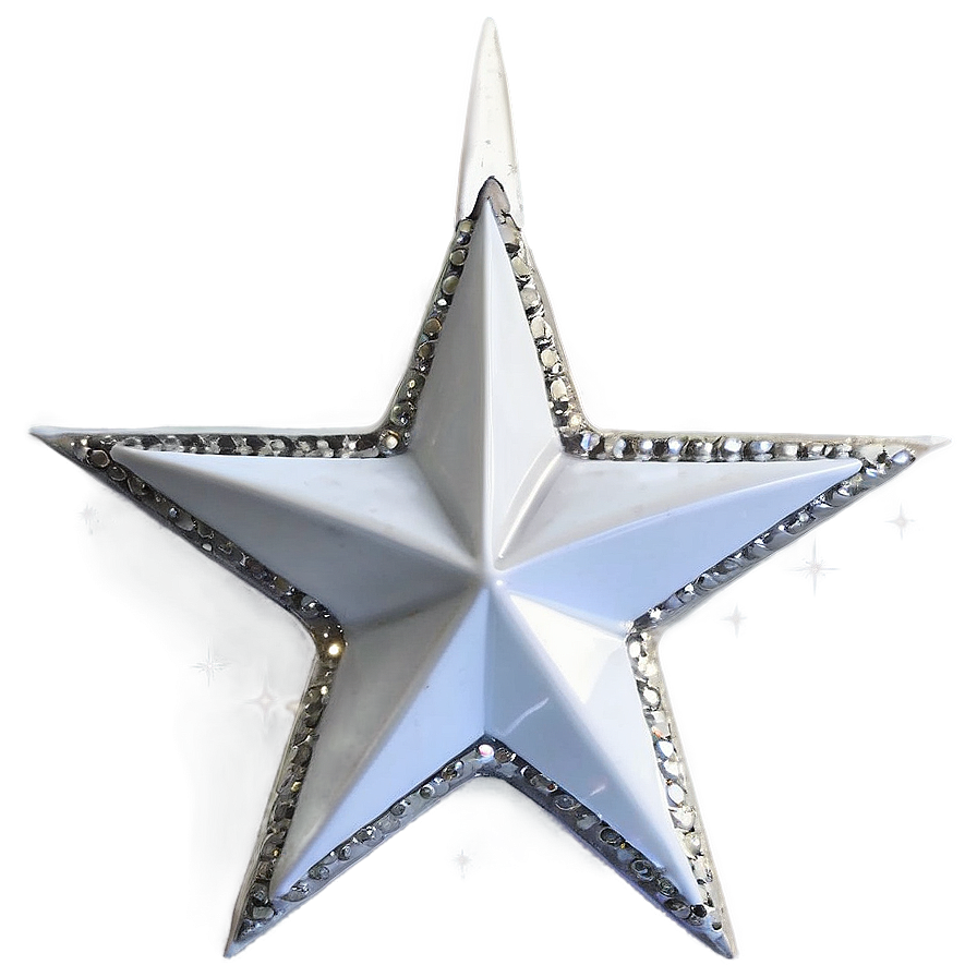 White Star With Twinkle Png 23 PNG Image