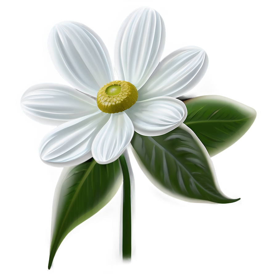 White Summer Flower Png 78 PNG Image