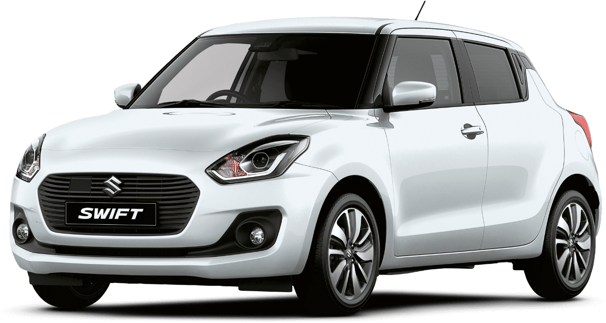 White Suzuki Swift2023 Model PNG Image