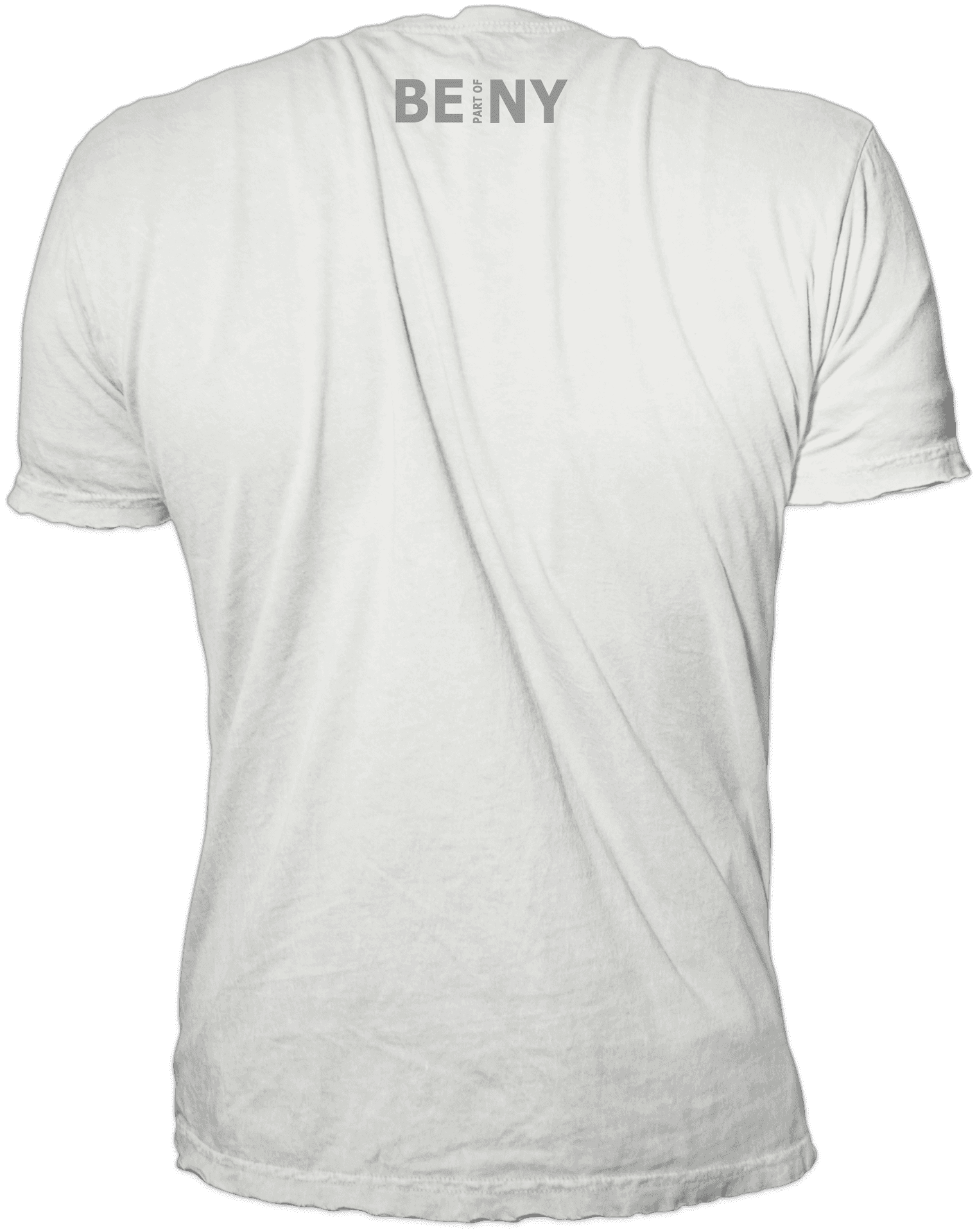 White T Shirt Back View PNG Image