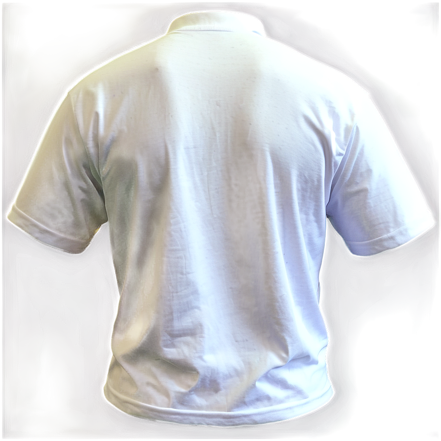 White T-shirt Back View Png Ojg51 PNG Image