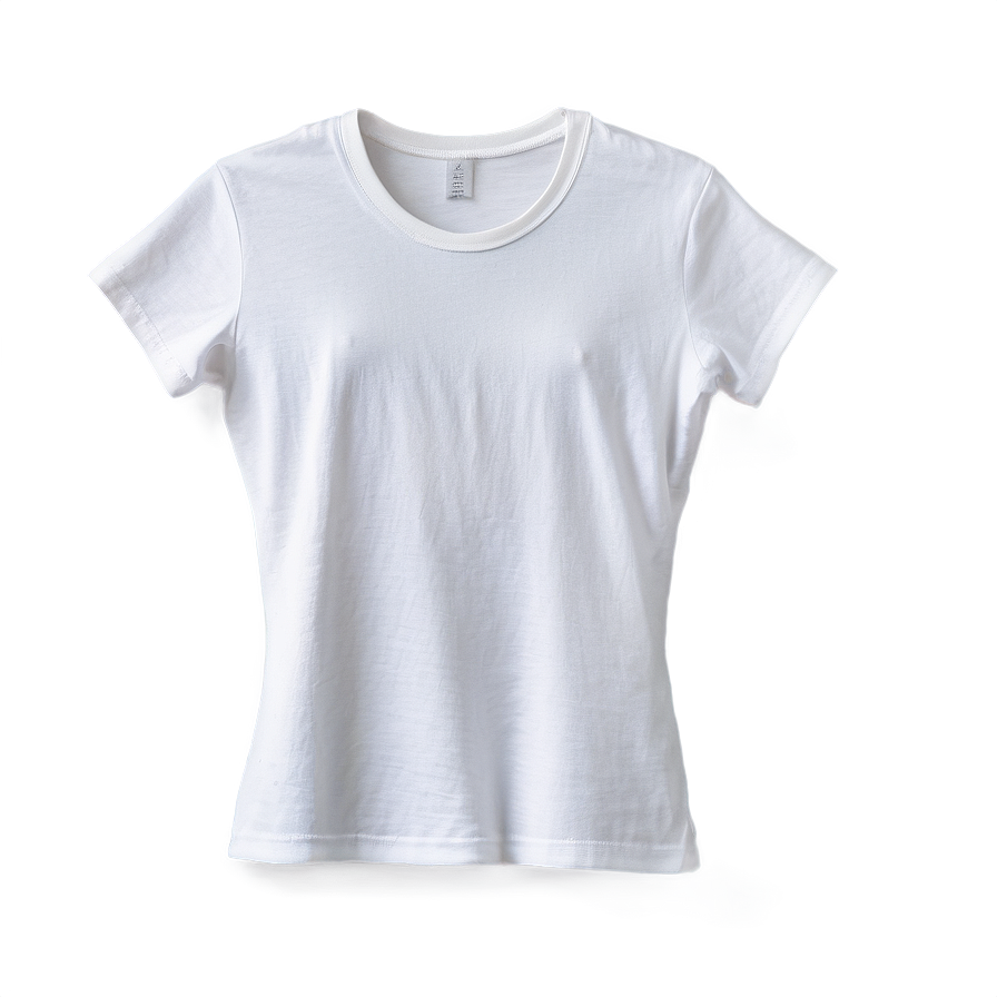 White T-shirt For Women Png Qhx71 PNG Image