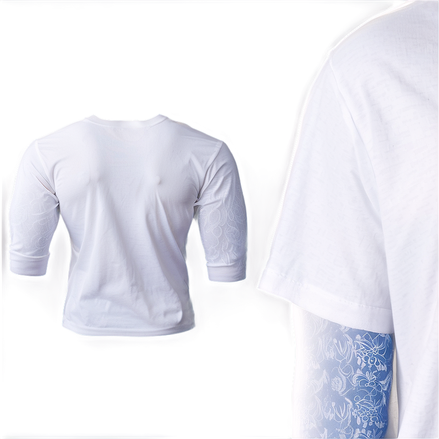 White T-shirt Front View Png 3 PNG Image