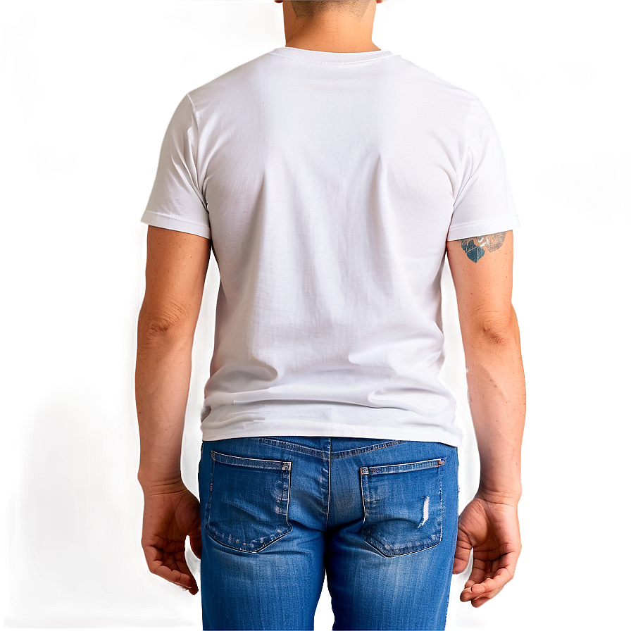 White T-shirt Mockup Png Uei PNG Image