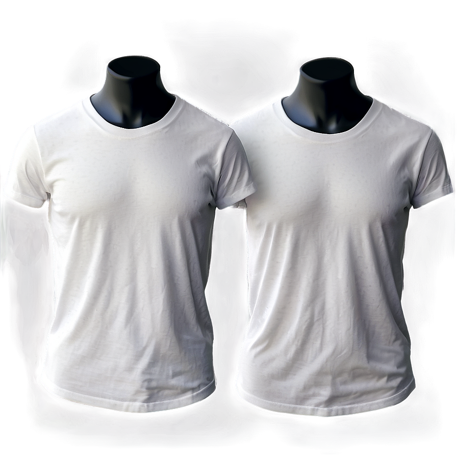 White T-shirt Realistic Png Psu PNG Image