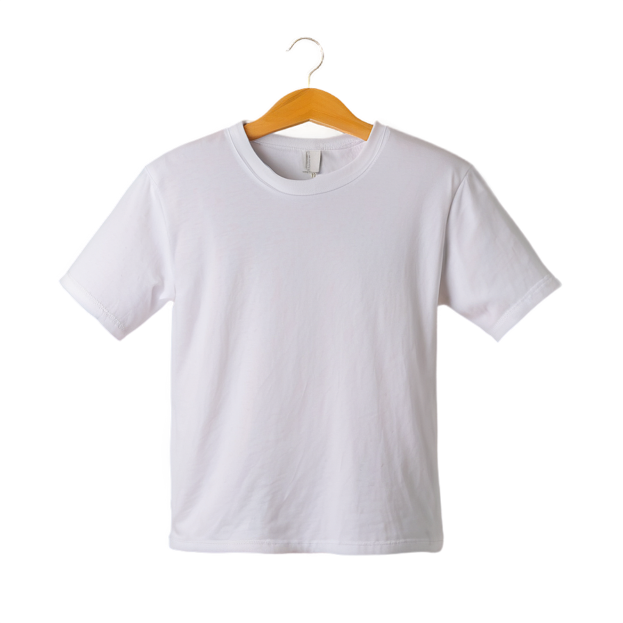 White T-shirt With Tag Png Llm23 PNG Image