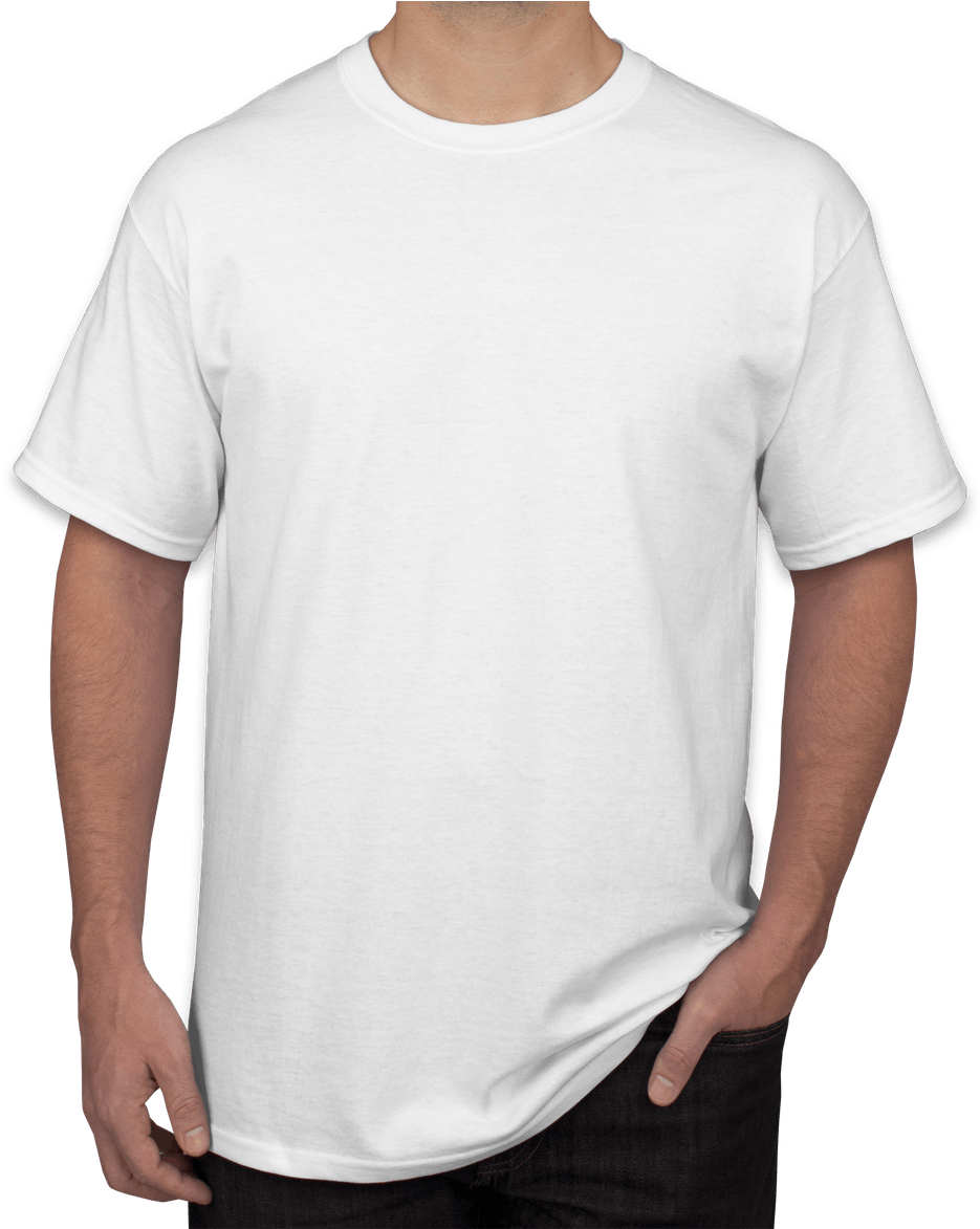 White T Shirtwith World Map Design PNG Image