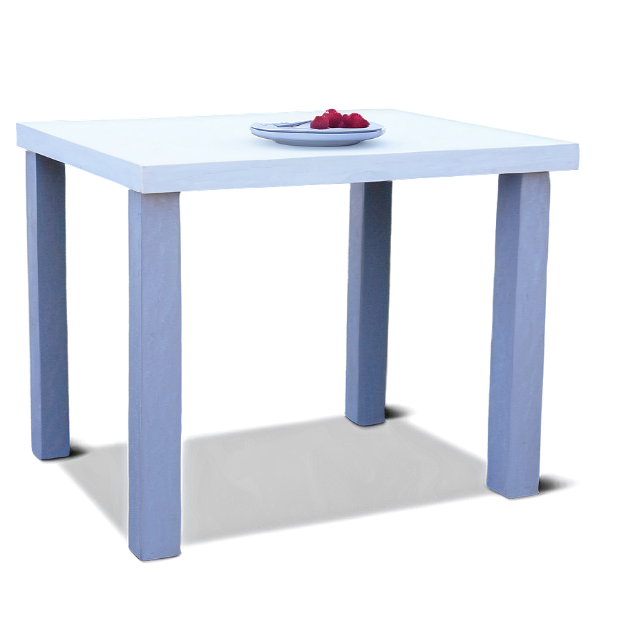 White Table For Two Png Cyu41 PNG Image