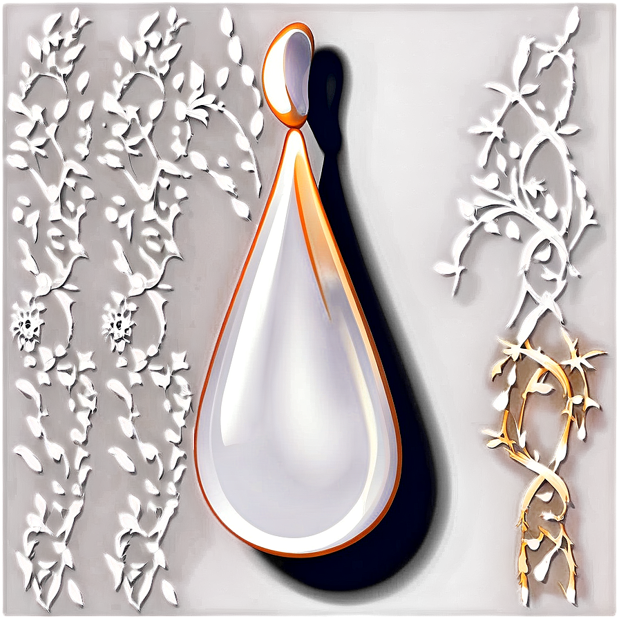 White Teardrop Png Ebv87 PNG Image