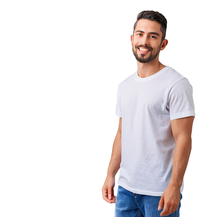 White Tee Graphic Design Png Mxr41 PNG Image