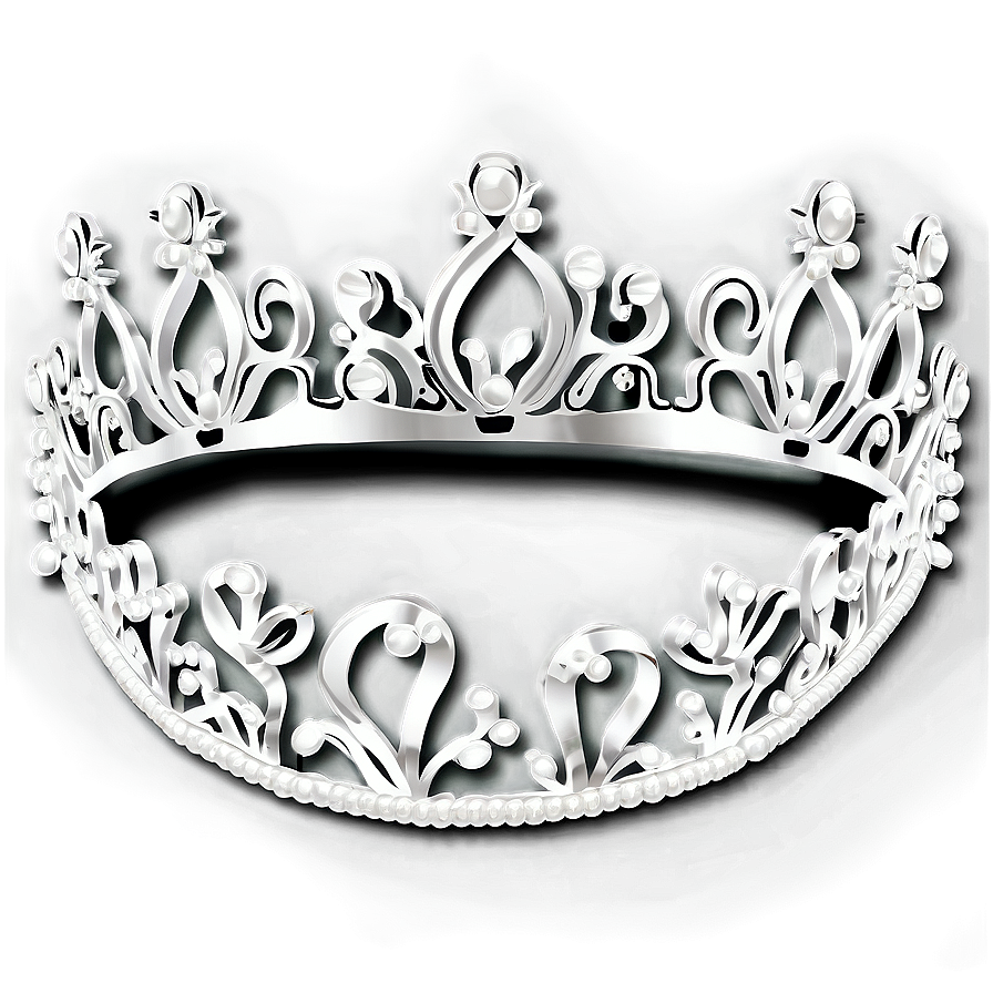 White Tiara Crown Png 37 PNG Image