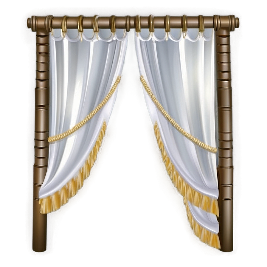 White Transparent Curtains Png 54 PNG Image