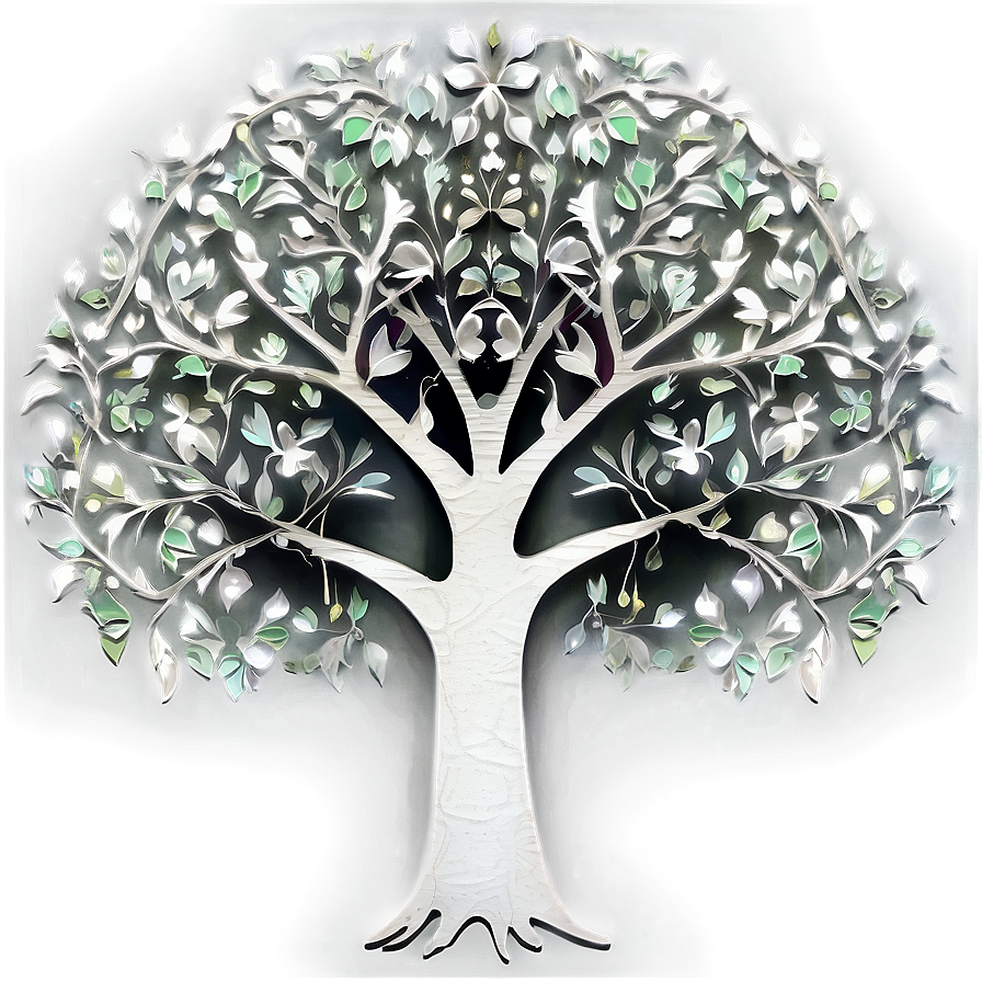 White Tree Of Life Logo Png Gmv PNG Image