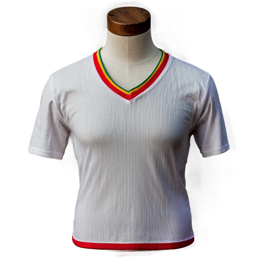 White V-neck Shirt Png 87 PNG Image