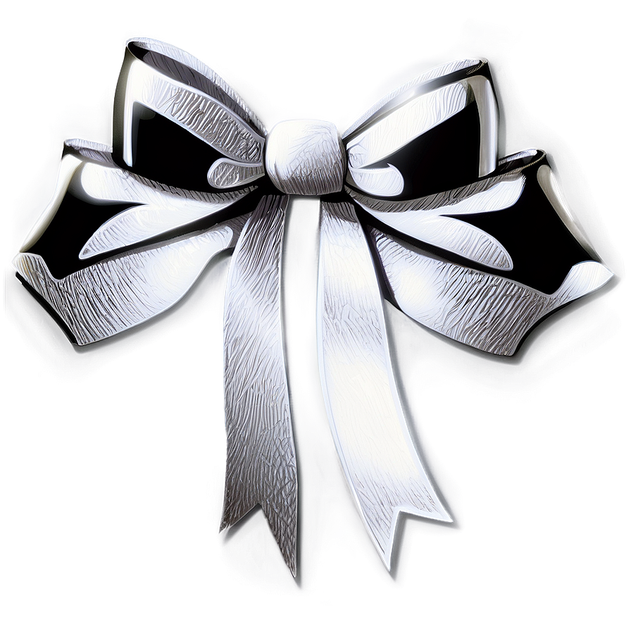 White Wedding Bow Png Jvy44 PNG Image