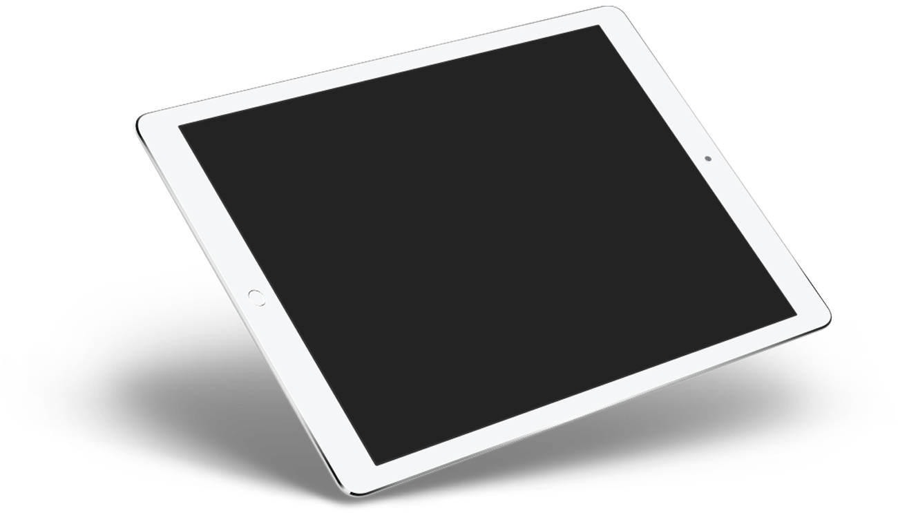 Whitei Pad Levitating Angle View PNG Image