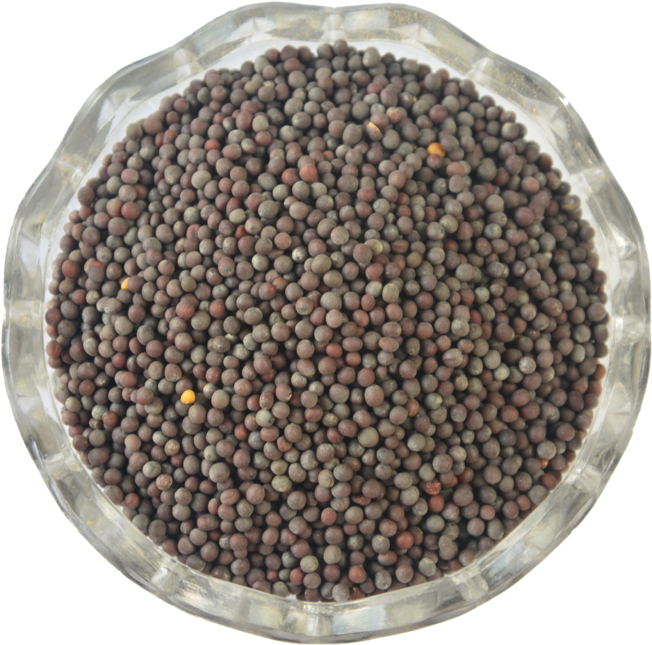 Whole Brown Mustard Seeds PNG Image