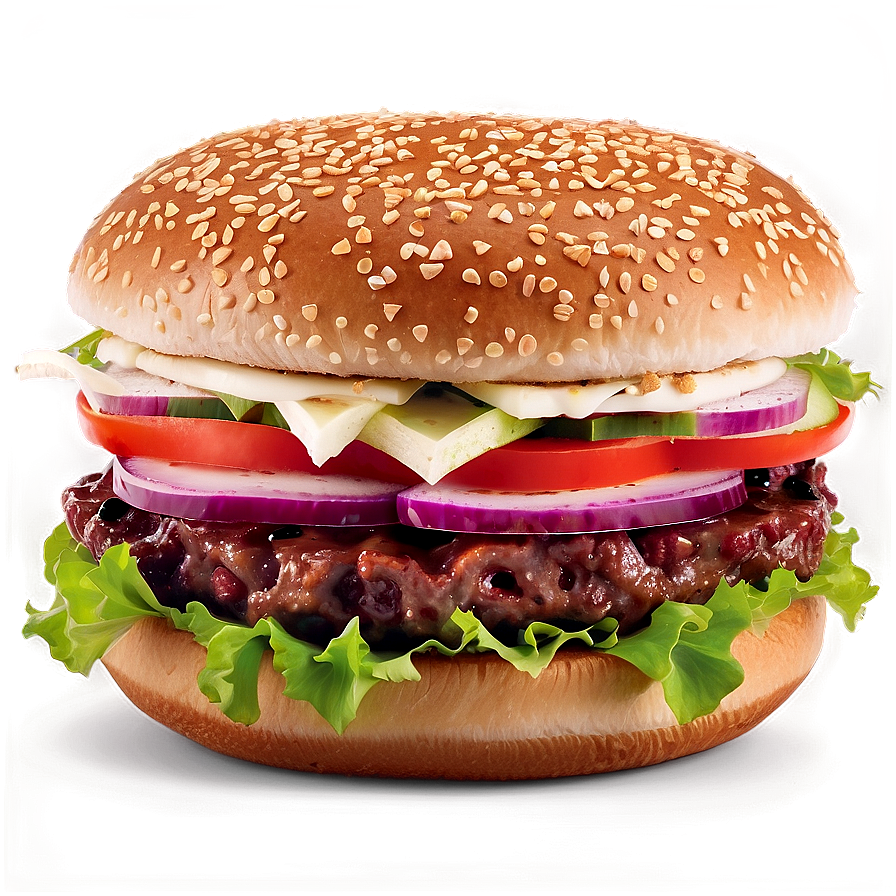 Whopper Cut In Half Png 16 PNG Image