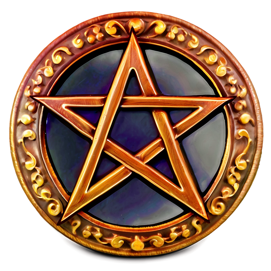 Wiccan Pentagram Outline Png 22 PNG Image