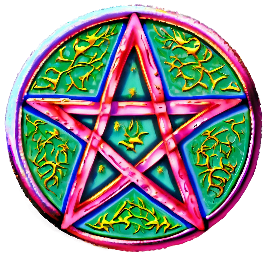 Wiccan Pentagram Outline Png 85 PNG Image