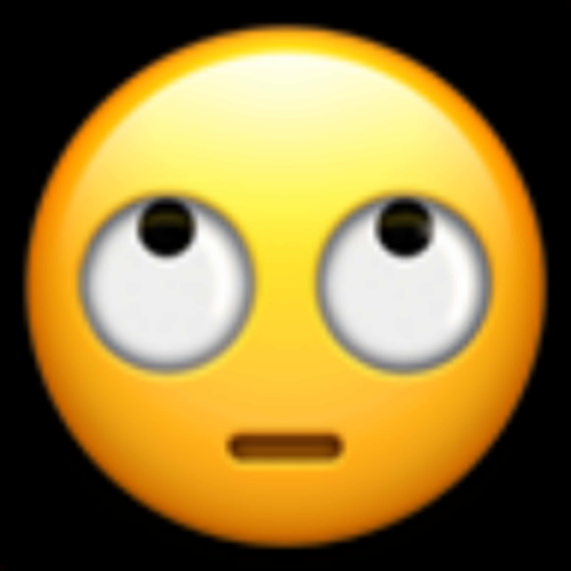 Wide Eyed Emoji Expression PNG Image