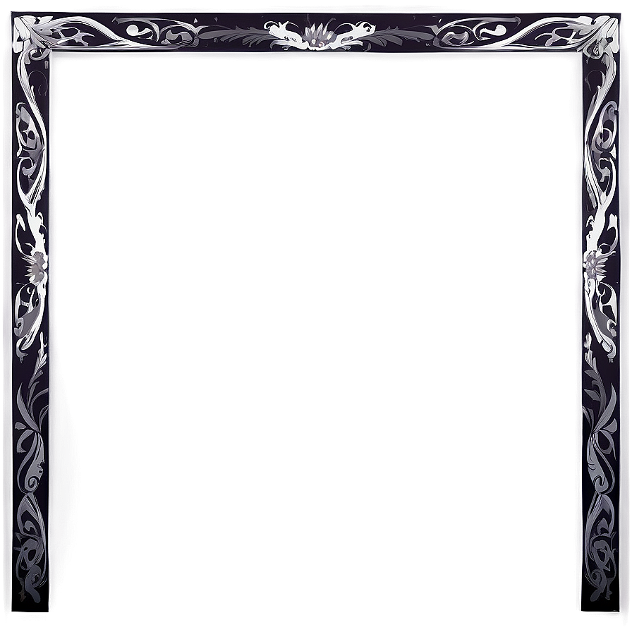 Wide Gothic Frame Png Oti PNG Image