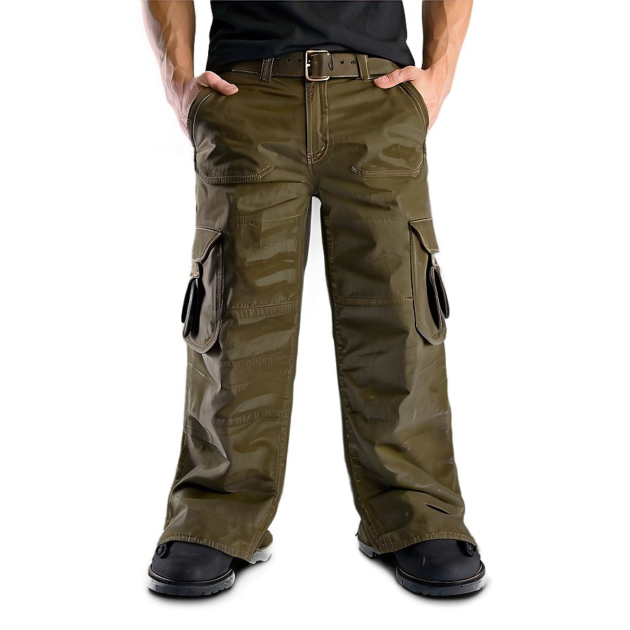 Wide Leg Cargo Pants Png Htx PNG Image