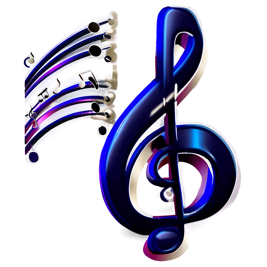 Wide Music Staff For Notes Png Asa PNG Image