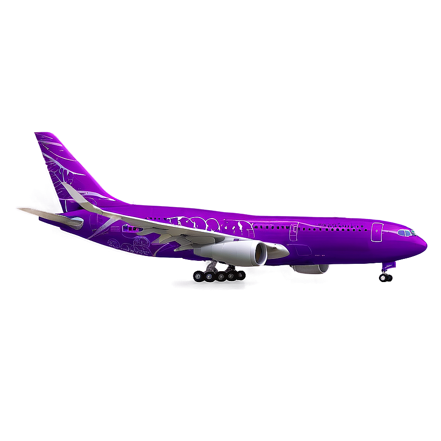 Widebody Airplane Png Rou PNG Image