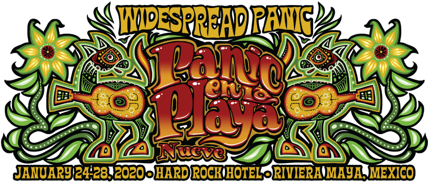 Widespread Panic Panicenla Playa Nueve Event Poster PNG Image