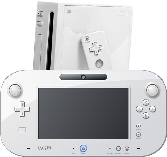 Wii U Consoleand Gamepad PNG Image