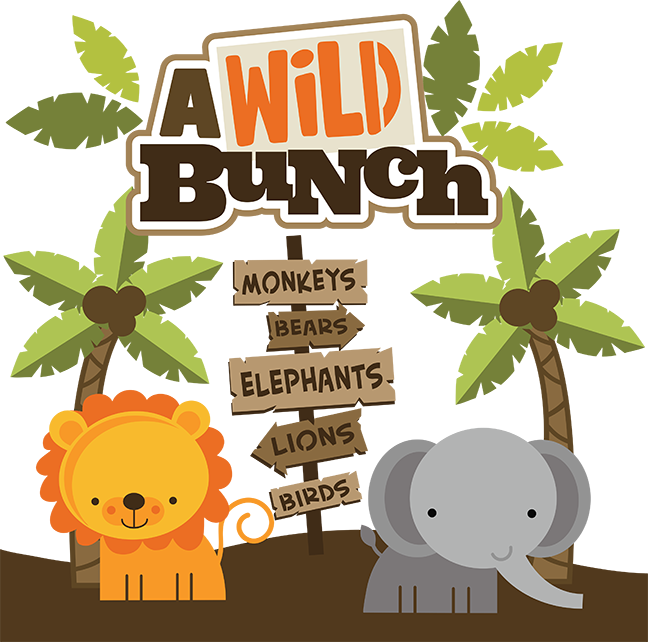 Wild Bunch Cartoon Animals PNG Image