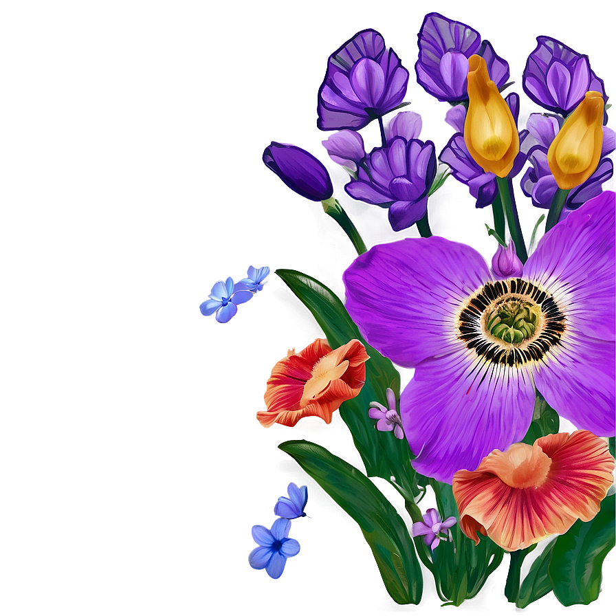 Wild Flores Splendor Png 94 PNG Image