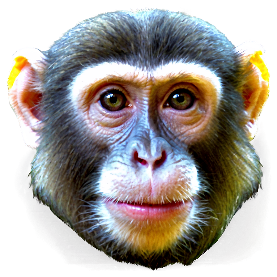 Wild Monkey Face Portrait Png 34 PNG Image