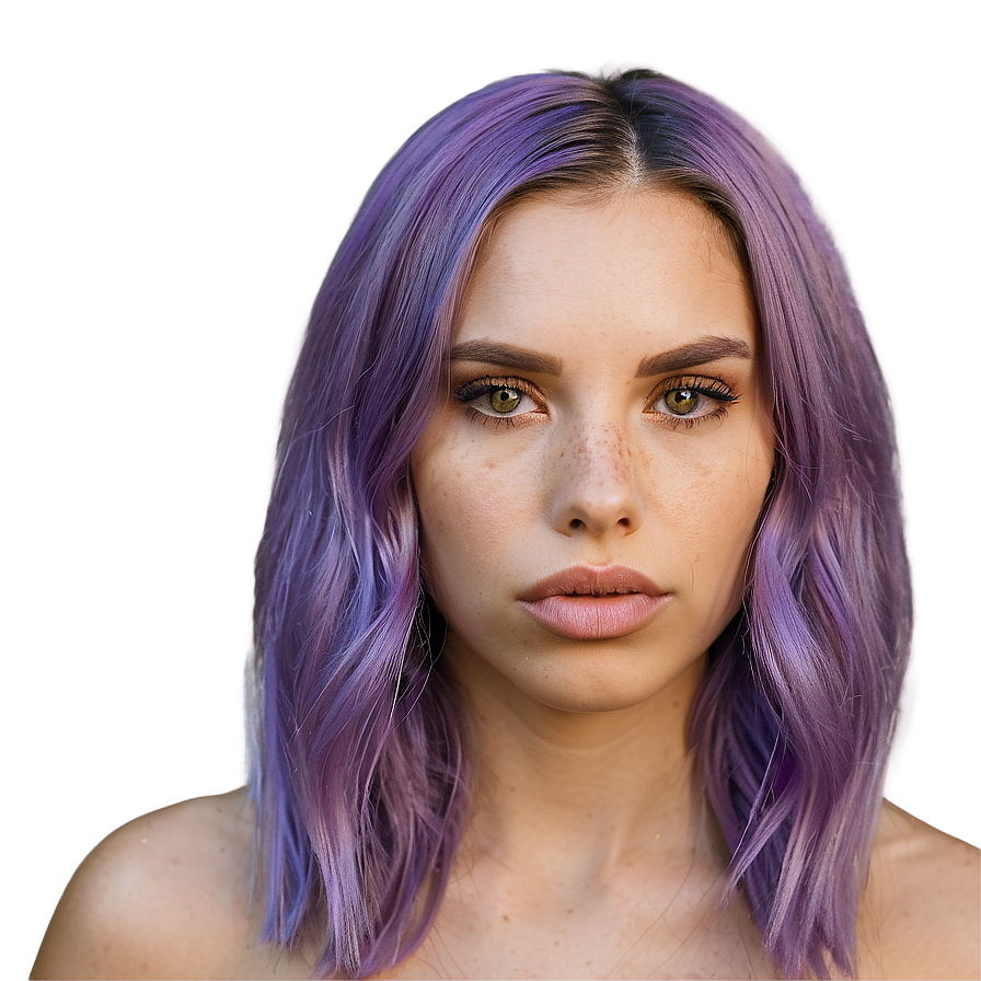 Wild Purple Hair Texture Png Bab23 PNG Image