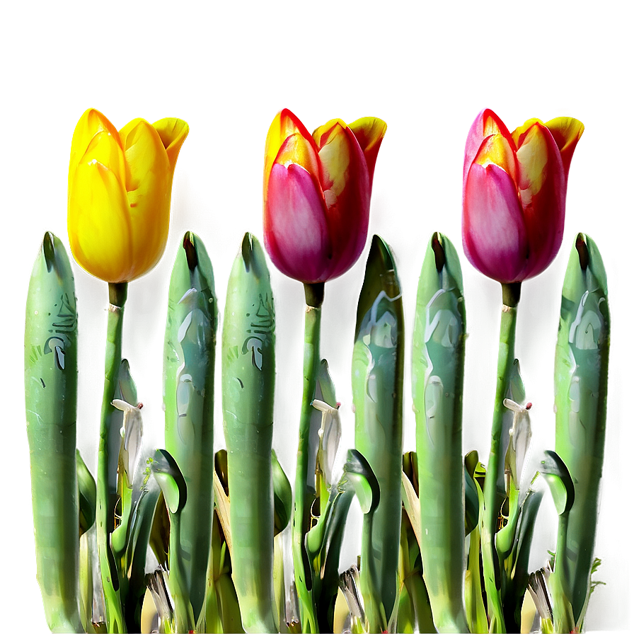 Wild Tulips Meadow Png 45 PNG Image