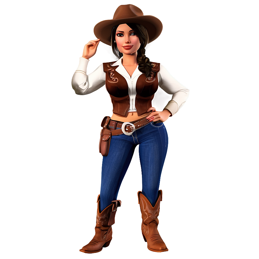 Wild West Cowgirl Png 51 PNG Image