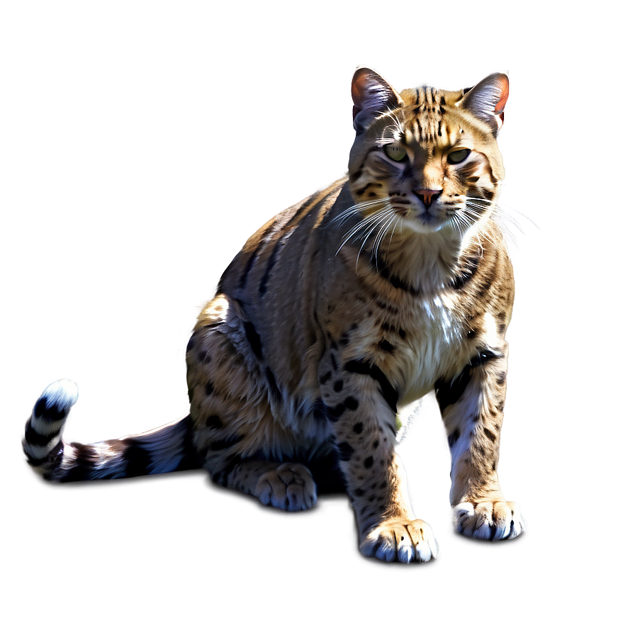 Wildcat Digital Painting Png Cvt28 PNG Image