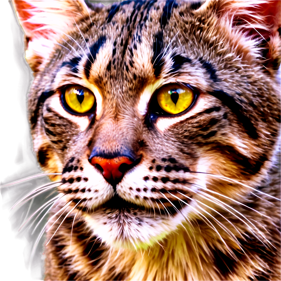 Wildcat Digital Painting Png Dhk96 PNG Image