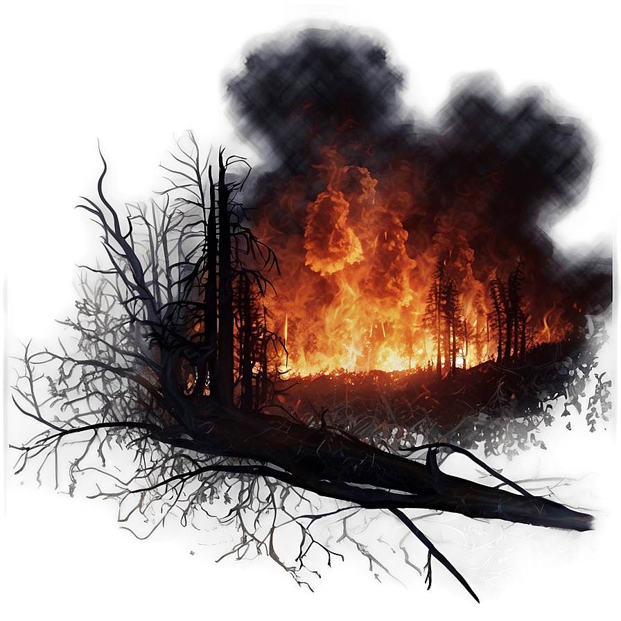 Wildfire Overlay Png Qhx PNG Image