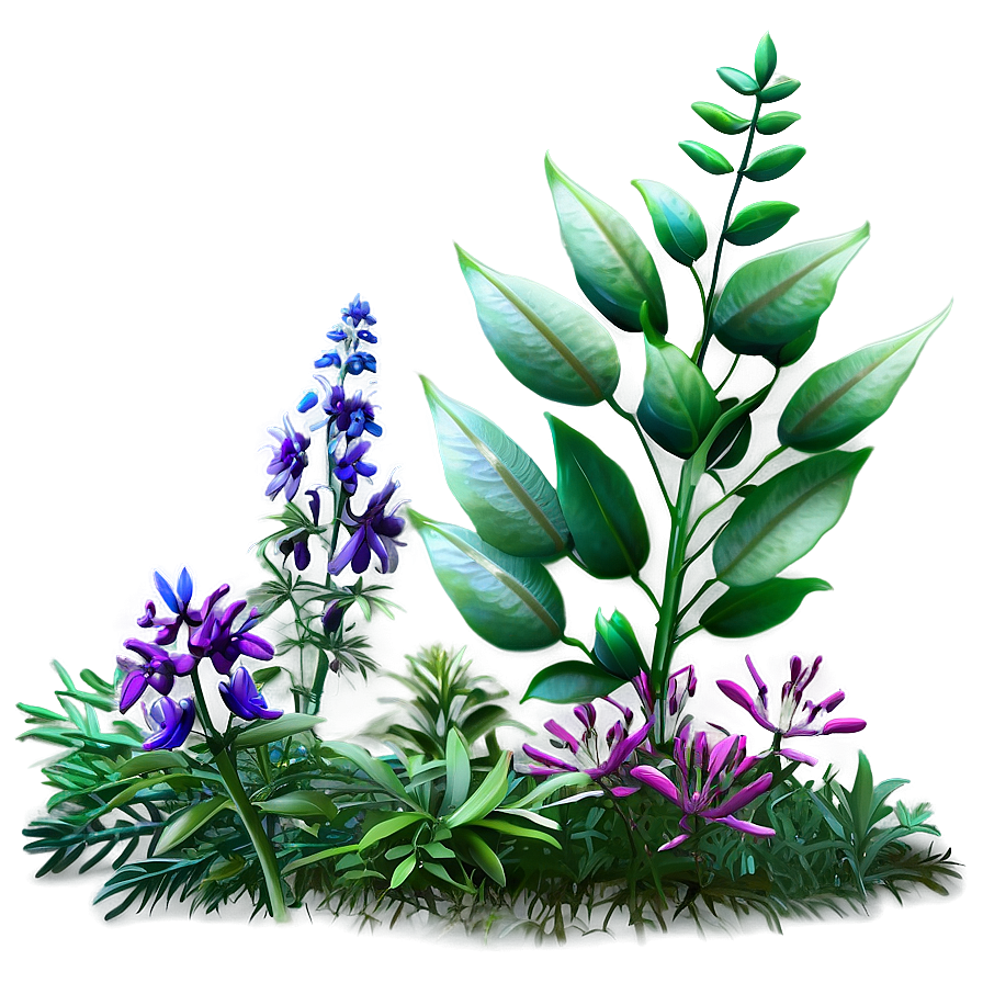 Wildflower Bush Png 27 PNG Image