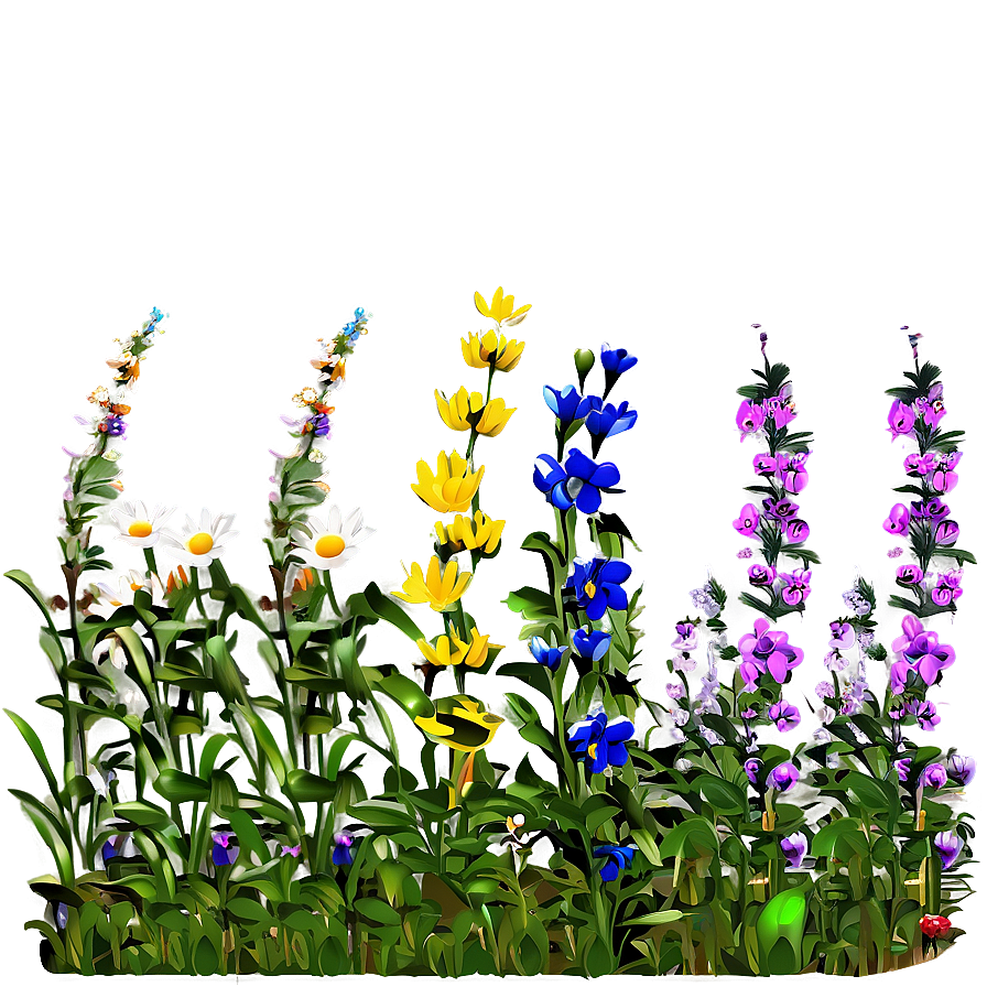 Wildflowers Field Png Fxv PNG Image