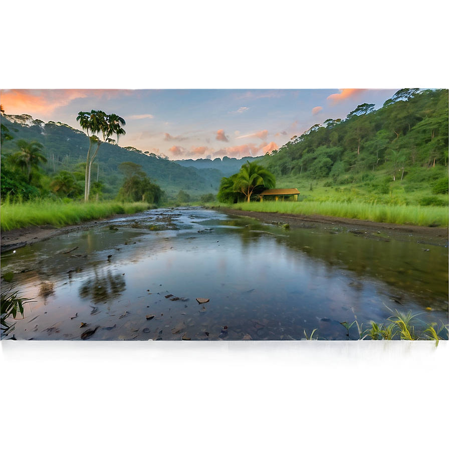 Wildlife Habitat Around Dam Png Gka PNG Image