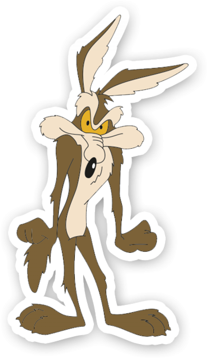 Wile_ E_ Coyote_ Cartoon_ Character PNG Image