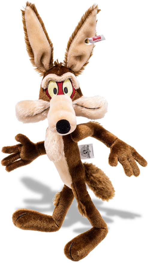 Wile E Coyote Plush Toy PNG Image