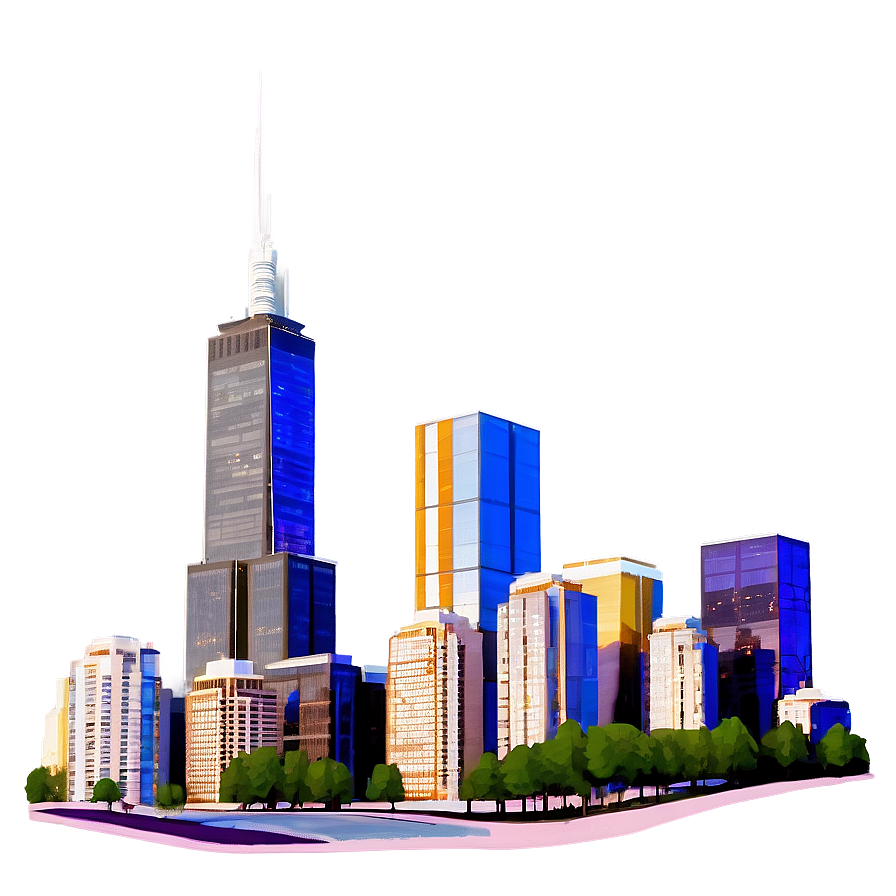 Willis Tower Chicago Png 63 PNG Image