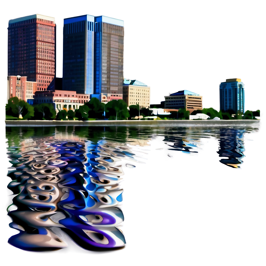 Wilmington Delaware Skyline Png Pvu69 PNG Image