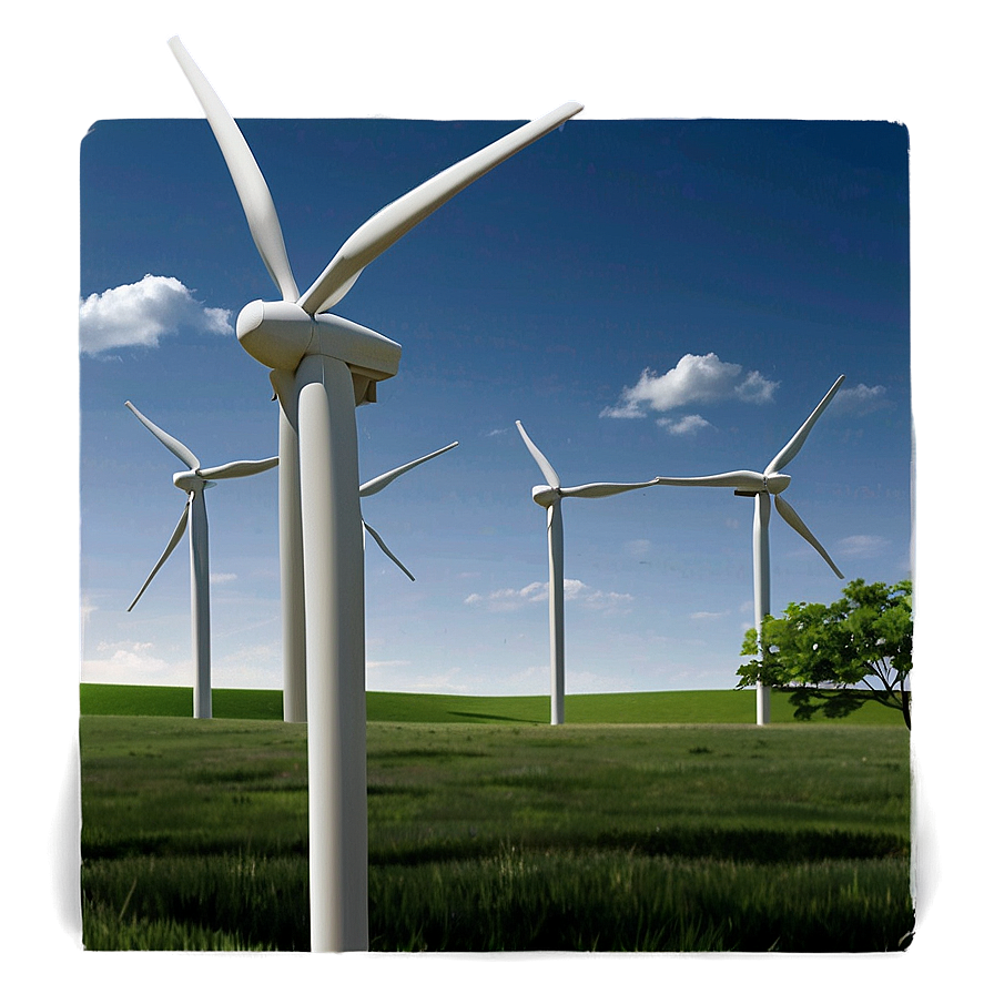 Wind Farm Landscape Png Map56 PNG Image